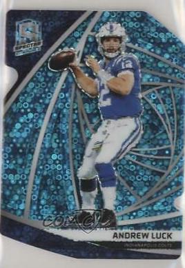Andrew Luck [Neon Blue Die-Cut] #74