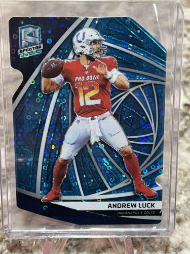 Andrew Luck [Neon Blue Die-Cut] #75