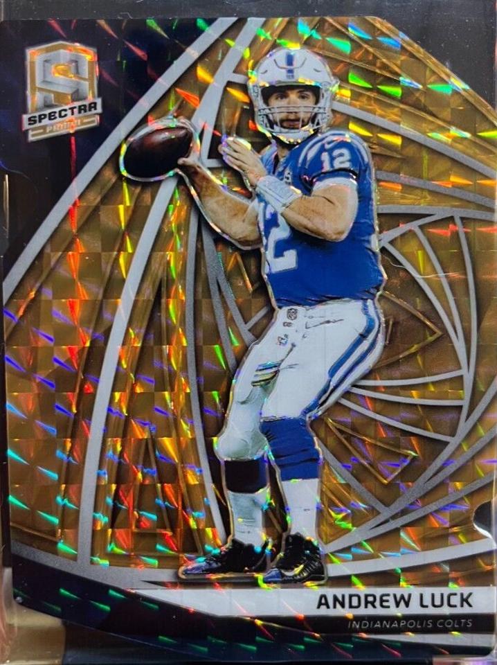 Andrew Luck [Neon Orange Die-Cut] #74