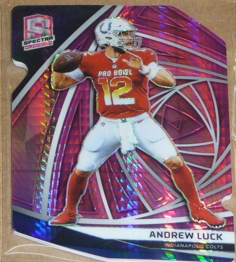 Andrew Luck [Neon Pink Die-Cut] #75