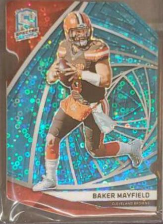Baker Mayfield [Neon Blue Die-Cut] #99