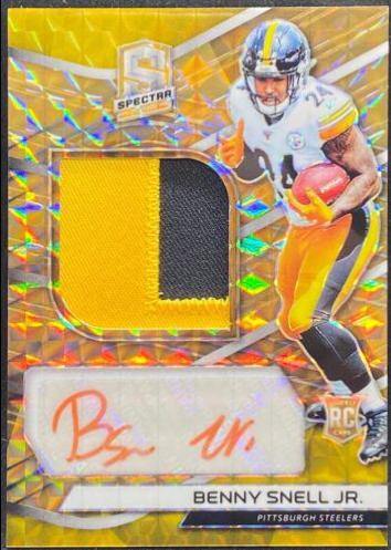 Benny Snell Jr. [Patch Autograph Neon Orange] #228