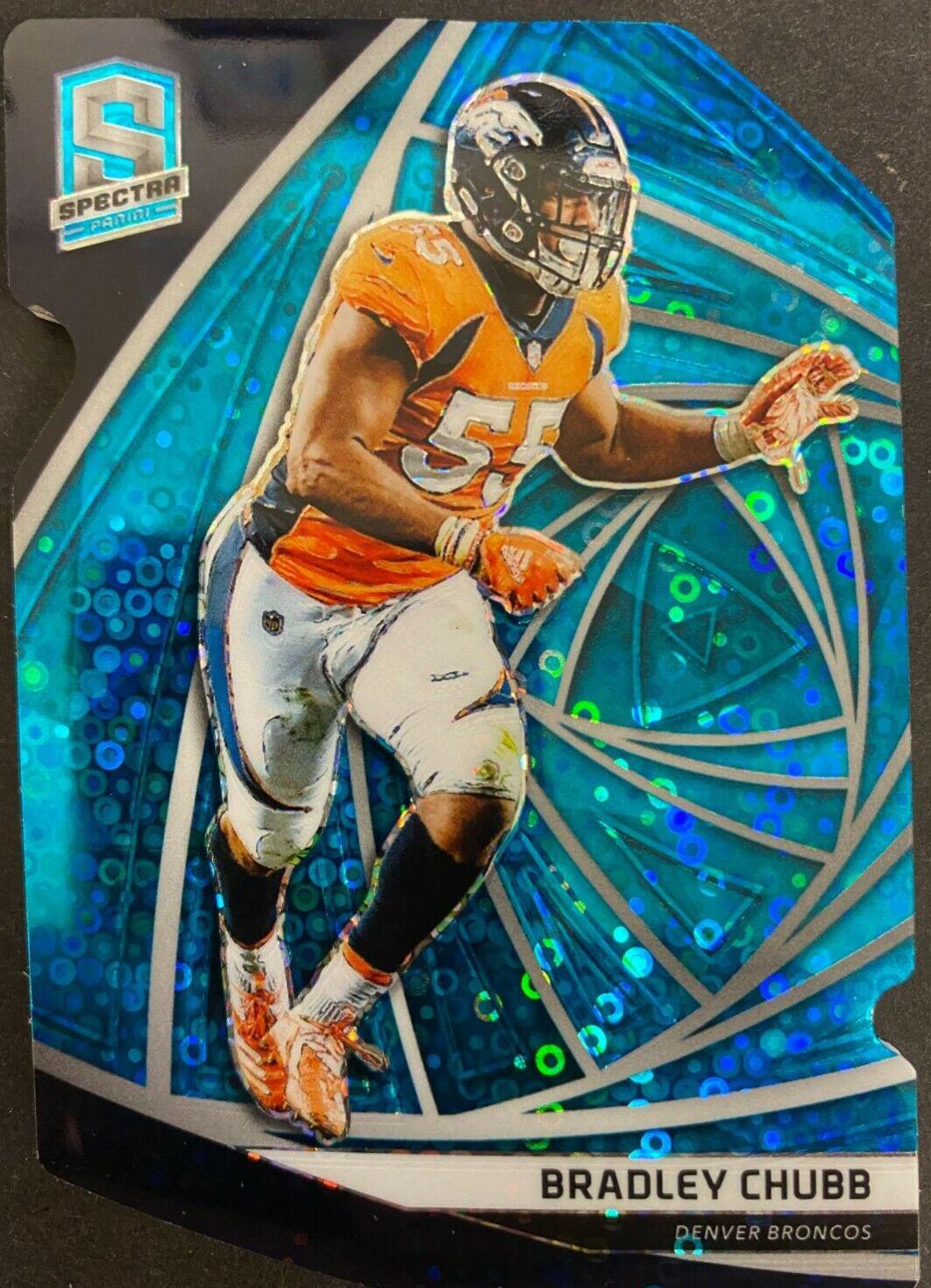 Bradley Chubb [Neon Blue Die-Cut] #90