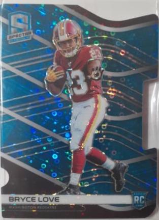 Bryce Love [Neon Blue Die-Cut] #190