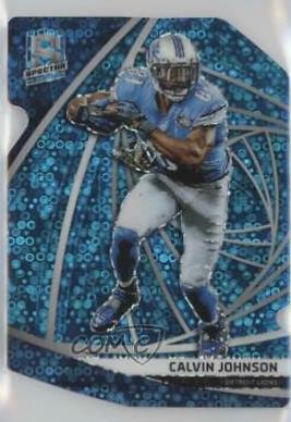 Calvin Johnson [Neon Blue Die-Cut] #88