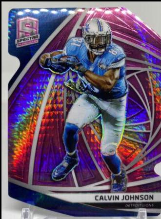 Calvin Johnson [Neon Pink Die-Cut] #88