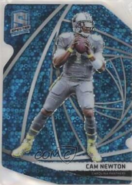 Cam Newton [Neon Blue Die-Cut] #110