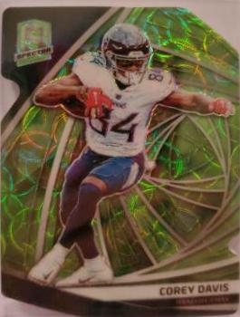 Corey Davis [Neon Green Die-Cut] #12