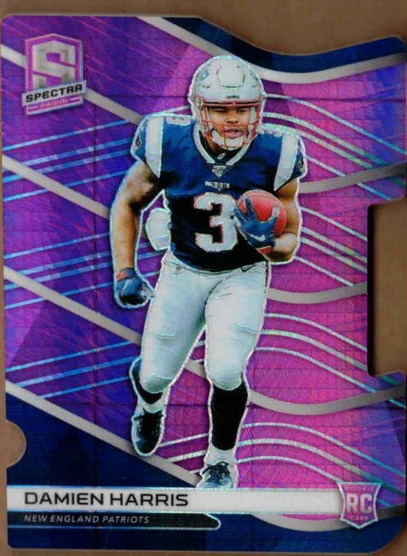Damien Harris [Neon Pink Die-Cut] #184