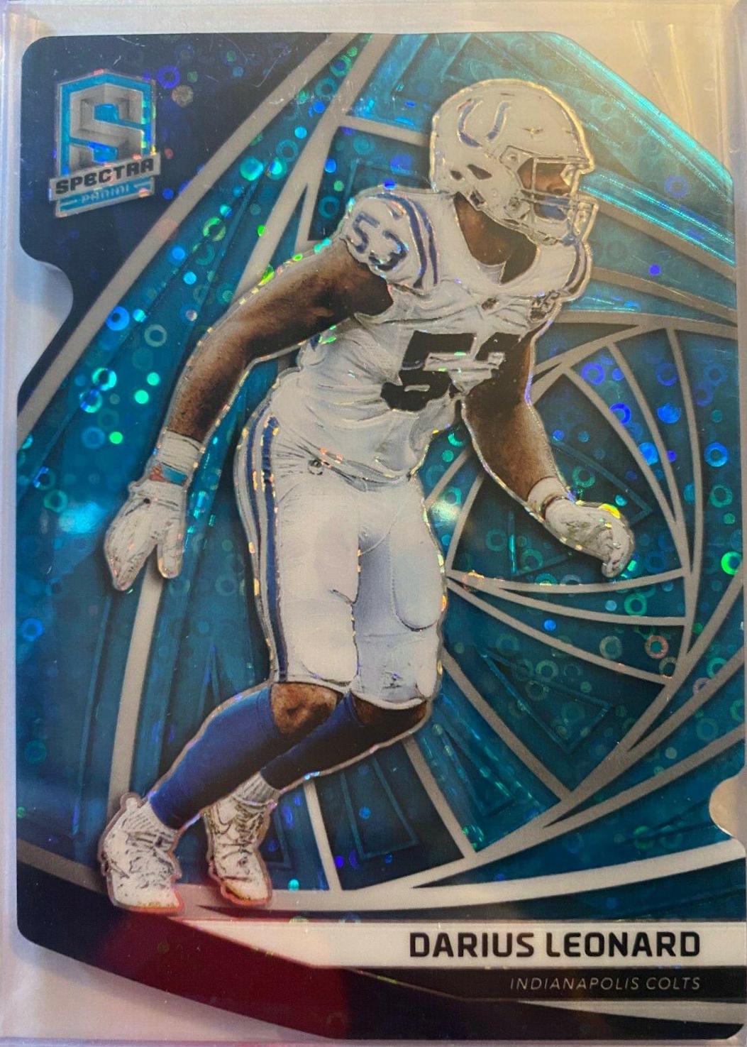 Darius Leonard [Neon Blue Die-Cut] #76