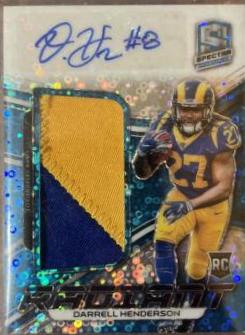Darrell Henderson [Patch Autograph Neon Blue] #210