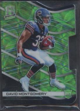 David Montgomery [Neon Green Die-Cut] #179