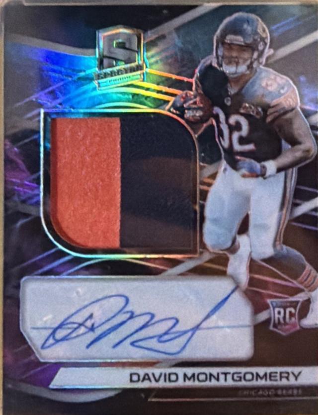 David Montgomery [Patch Autograph Nebula] #211
