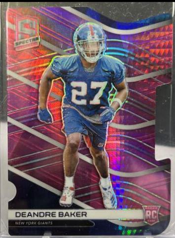 Deandre Baker [Neon Pink Die-Cut] #166
