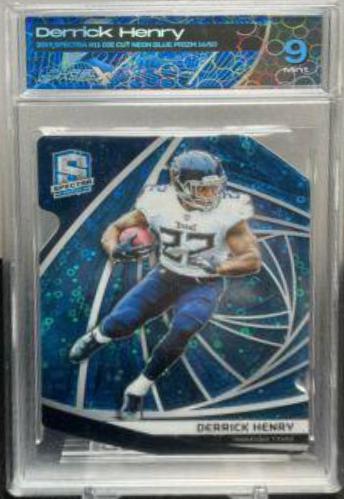 Derrick Henry [Neon Blue Die-Cut] #11