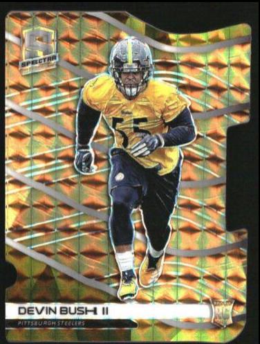 Devin Bush II [Neon Orange Die-Cut] #160