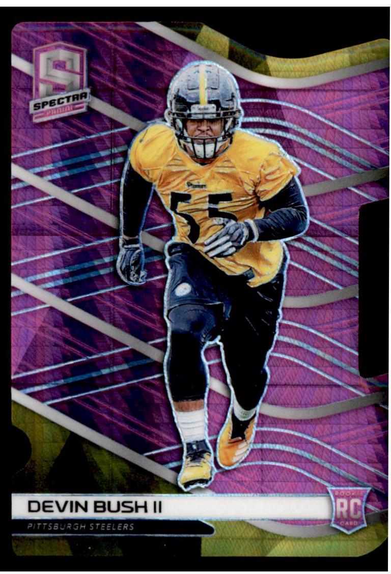 Devin Bush II [Neon Pink Die-Cut] #160