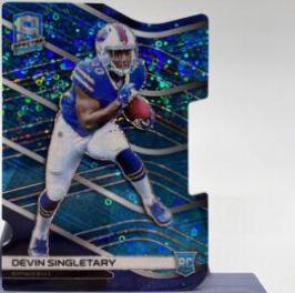 Devin Singletary [Neon Blue Die-Cut] #180