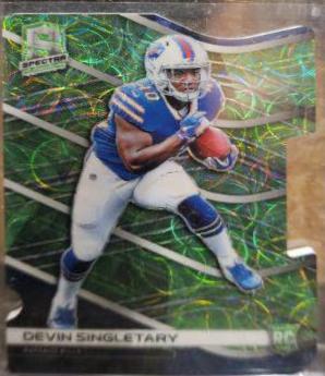 Devin Singletary [Neon Green Die-Cut] #180