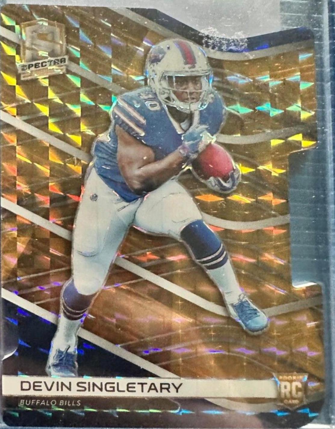 Devin Singletary [Neon Orange Die-Cut] #180