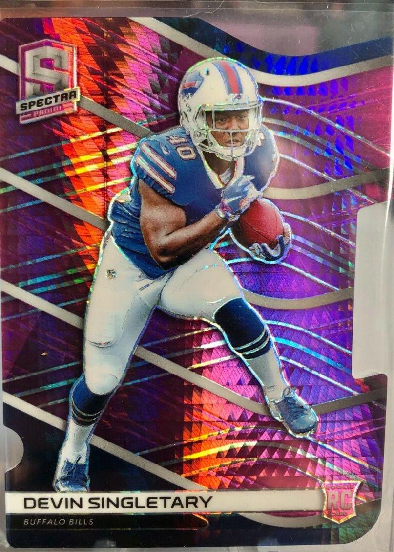 Devin Singletary [Neon Pink Die-Cut] #180