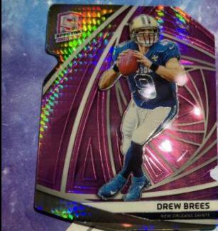 Drew Brees [Neon Pink Die-Cut] #42