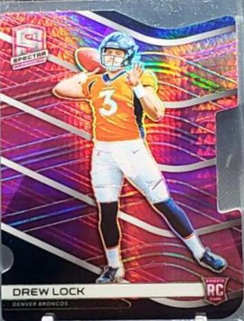 Drew Lock [Neon Pink Die-Cut] #169