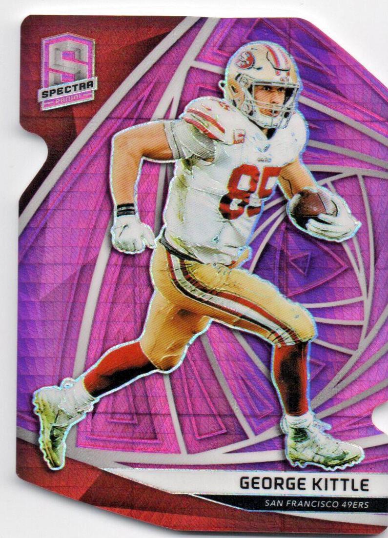 George Kittle [Neon Pink Die-Cut] #22