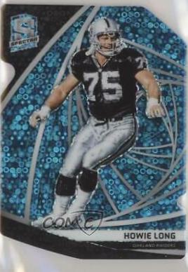 Howie Long [Neon Blue Die-Cut] #34