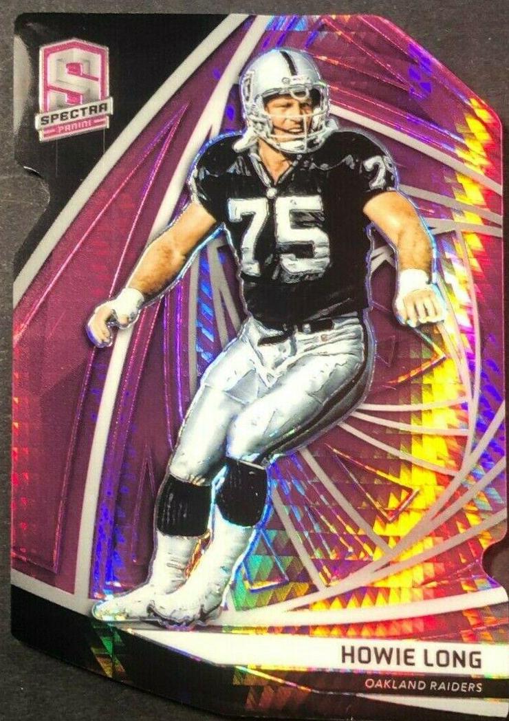 Howie Long [Neon Pink Die-Cut] #34
