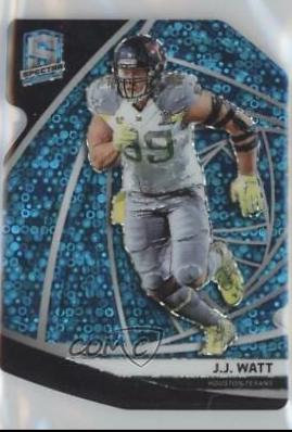 J.J. Watt [Neon Blue Die-Cut] #150