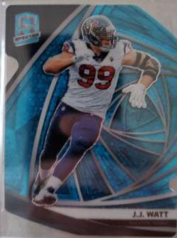 J.J. Watt [Neon Blue Die-Cut] #79