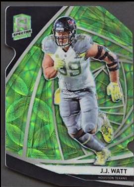 J.J. Watt [Neon Green Die-Cut] #150