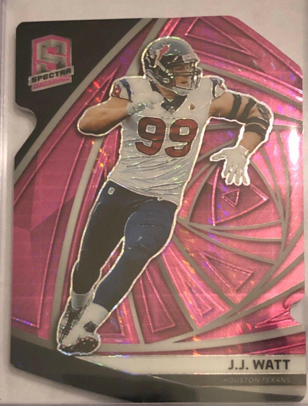 J.J. Watt [Neon Pink Die-Cut] #150