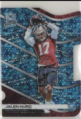 Jalen Hurd [Neon Blue Die-Cut] #177