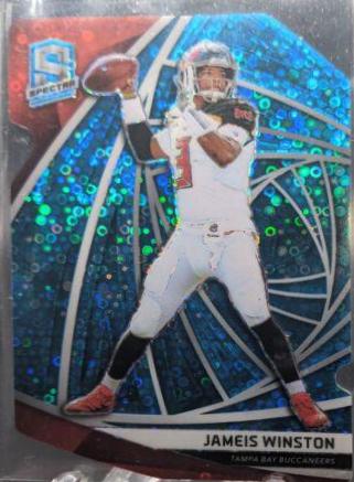 Jameis Winston [Neon Blue Die-Cut] #15