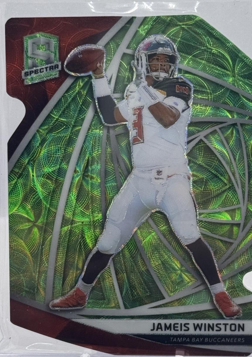 Jameis Winston [Neon Green Die-Cut] #15