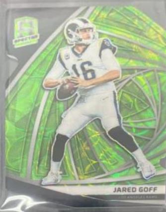 Jared Goff [Neon Green Die-Cut] #61