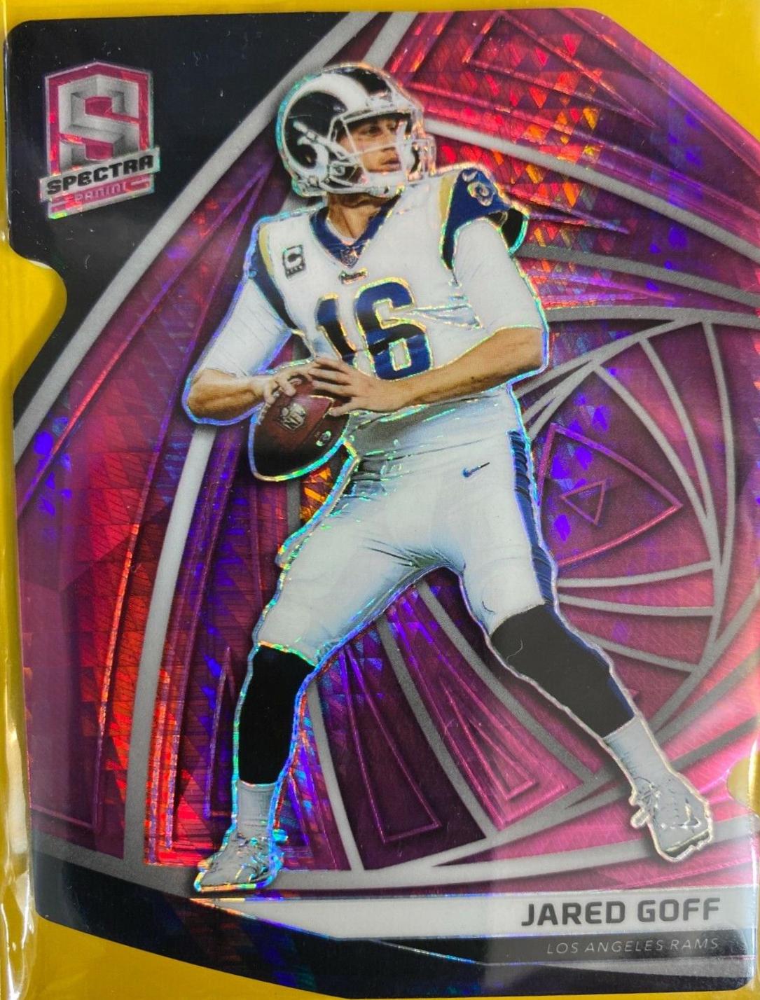 Jared Goff [Neon Pink Die-Cut] #60
