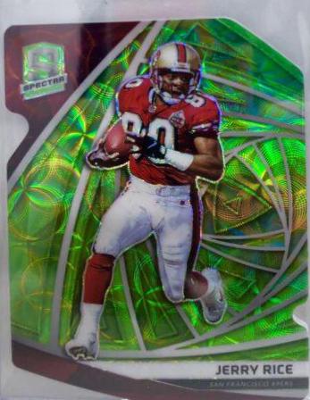 Jerry Rice [Neon Green Die-Cut] #139
