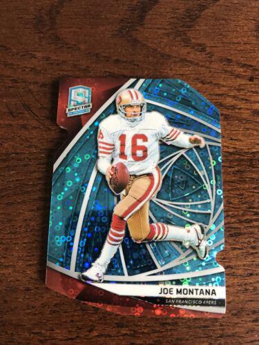 Joe Montana [Neon Blue Die-Cut] #4