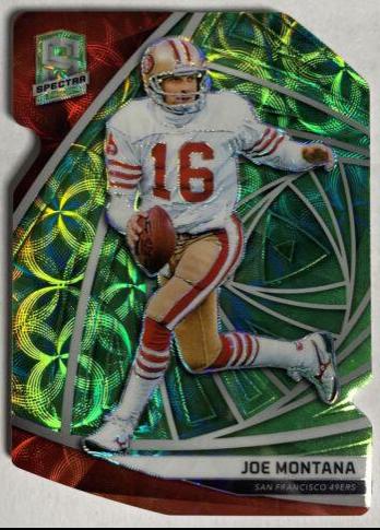 Joe Montana [Neon Green Die-Cut] #4