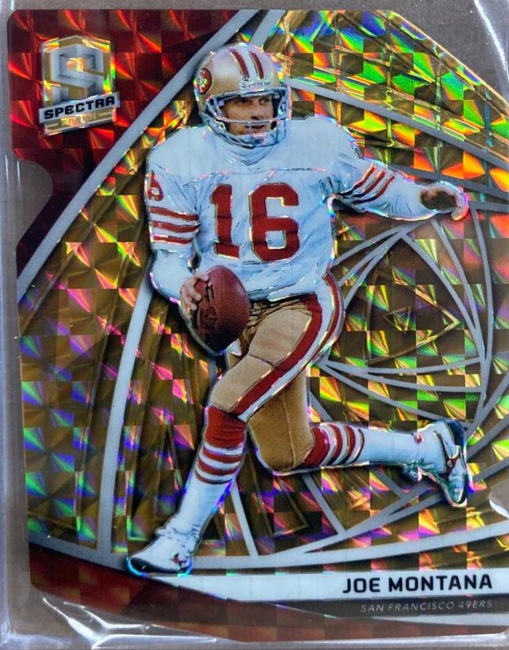 Joe Montana [Neon Orange Die-Cut] #4