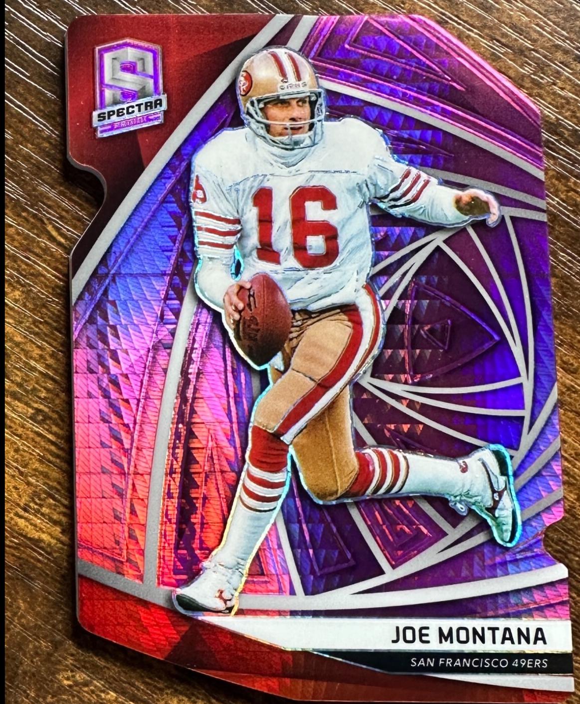 Joe Montana [Neon Pink Die-Cut] #4