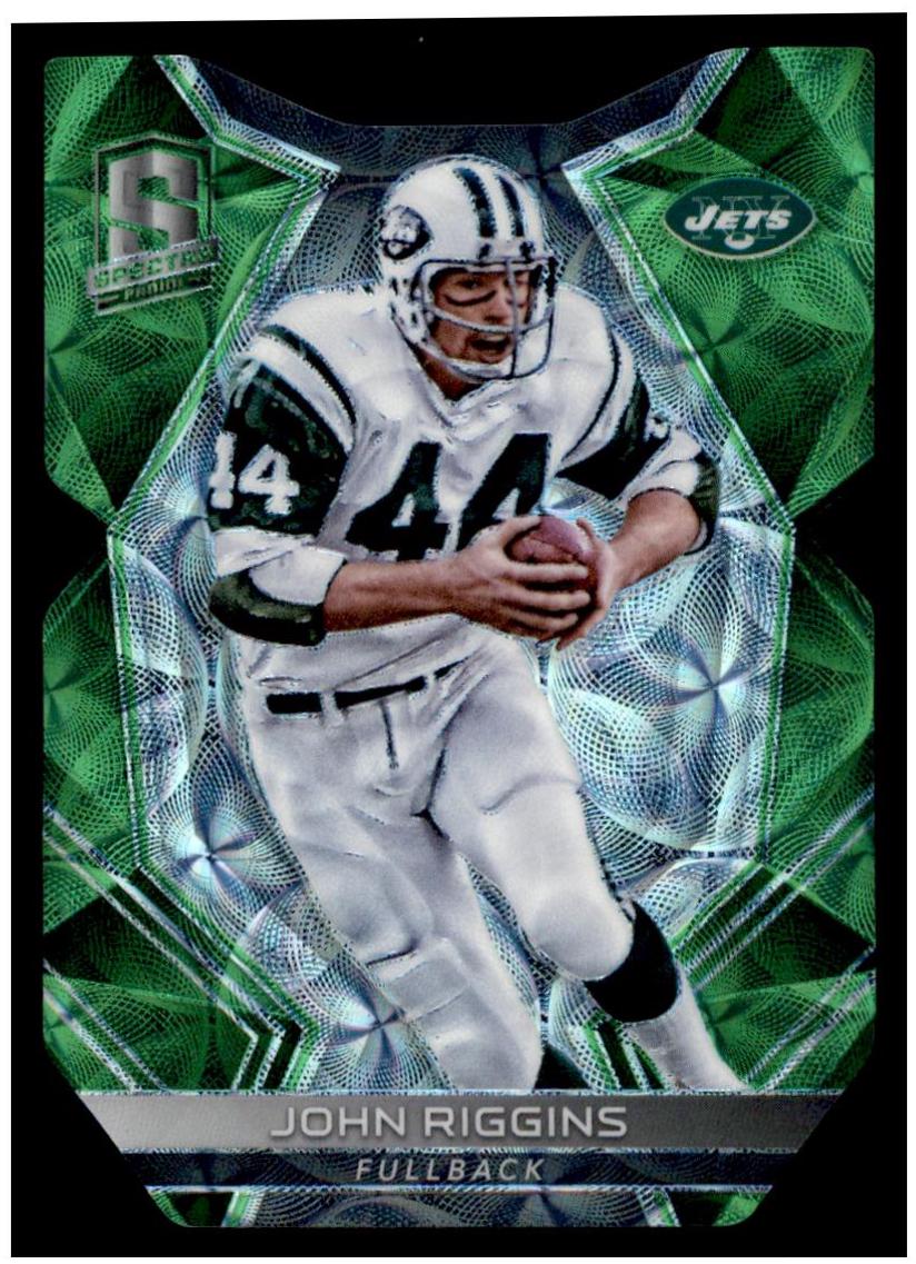 John Riggins [Neon Green Die-Cut] #128
