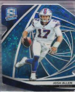 Josh Allen [Neon Blue Die-Cut] #157