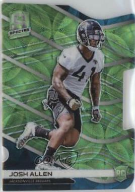 Josh Allen [Neon Green Die-Cut] #157