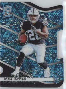 Josh Jacobs [Neon Blue Die-Cut] #164