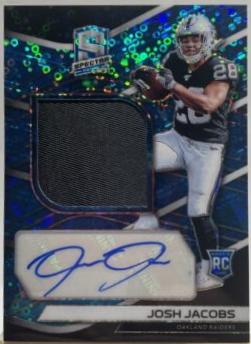 Josh Jacobs [Patch Autograph Neon Blue] #208