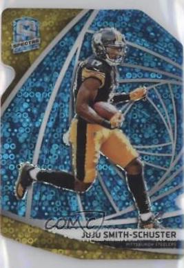 JuJu Smith-Schuster [Neon Blue Die-Cut] #25